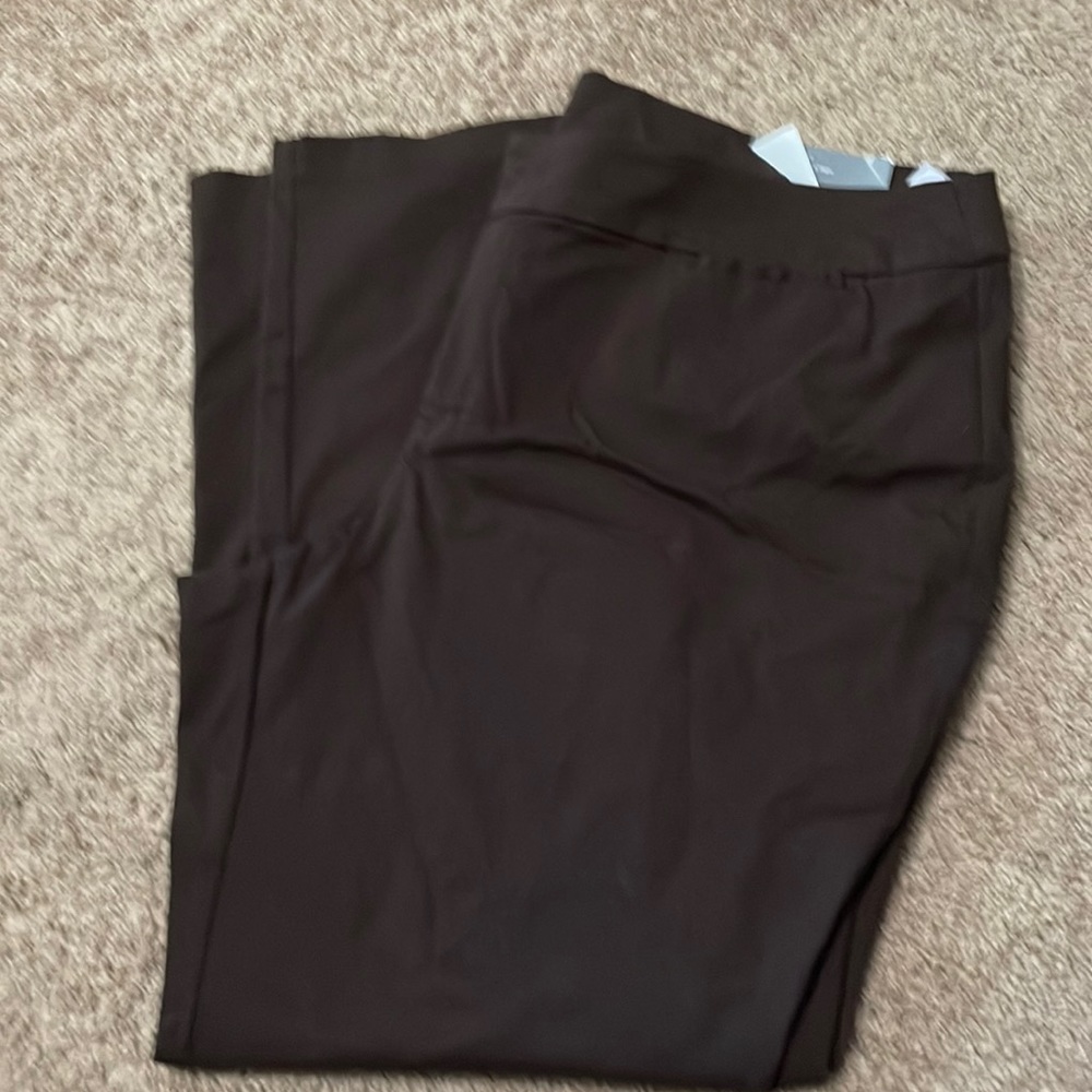 CJ Banks size 22W NWT Brown Dress pants. signature Slimming style